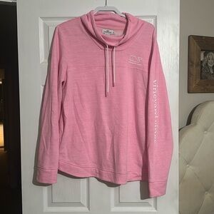 Vintage Whale Funnel Neck Sweatshirt